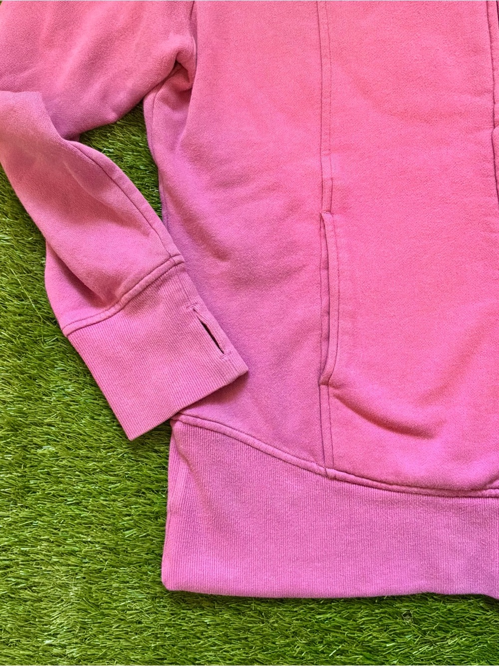 Tuff Athletics Pink Full Zip Fleece Jacket XL - Picture 2 of 4